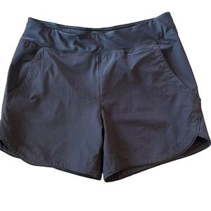 Lands'‎ End Size 12 Activewear Shorts Stretch Elastic Waist Pockets Athletic EUC